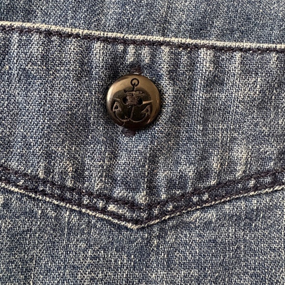 Blue Button Down Top- Madewell - Picture 8 of 8